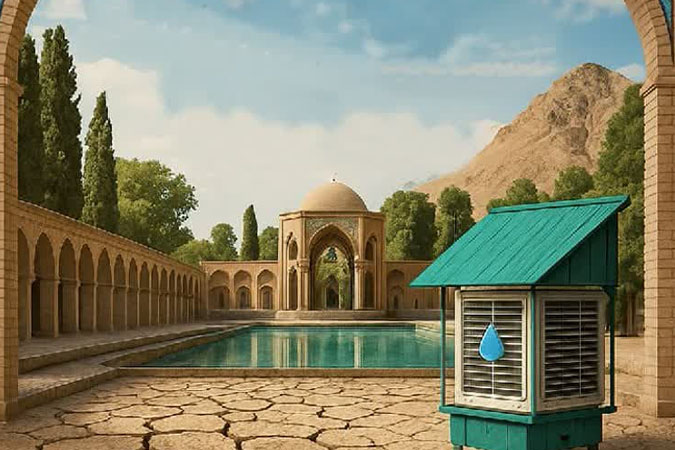 آغاز پویش سایبان برای آب در کاشان و آران و بیدگل/دعوت از مردم، مسئولان، ادارات، هیأت و... برای کاهش مصرف آب در کولرهای آبی