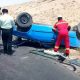یک فوتی در حادثه واژگونی خودرو نیسان در جاده برزک کاشان