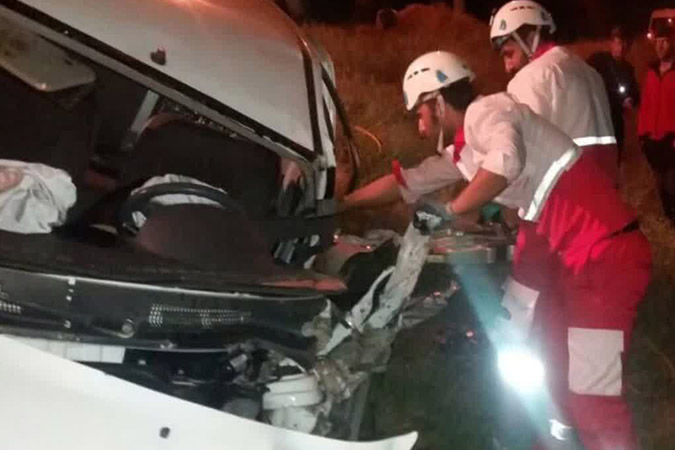 برخورد تیبا با گیت عوارضی قمصر 3 فوتی و یک مصدوم بر جای گذاشت