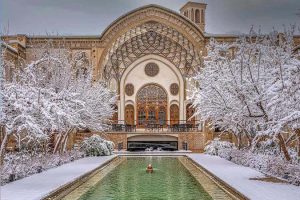 بارش گسترده برف و باران در کاشان/بارش‌ها تا پایان هفته ادامه دارد