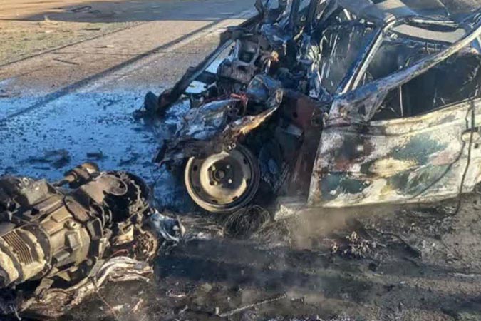 تصادف خودروی نیسان با پژو 405 در جاده قديم کاشان-قم یک فوتی بر جای گذاشت