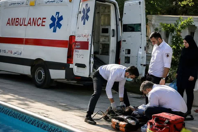 جان باختن کودک 9 ماهه در کاشان بر اثر غرق شدن در استخر خانگی